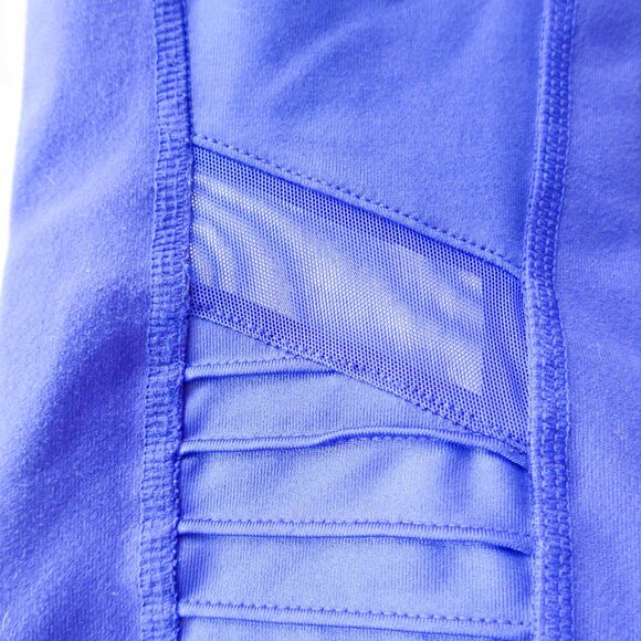 Alo Women XXS 7/8 High-Waist Moto Legging in Sapphire Blue - Picture 6 of 12